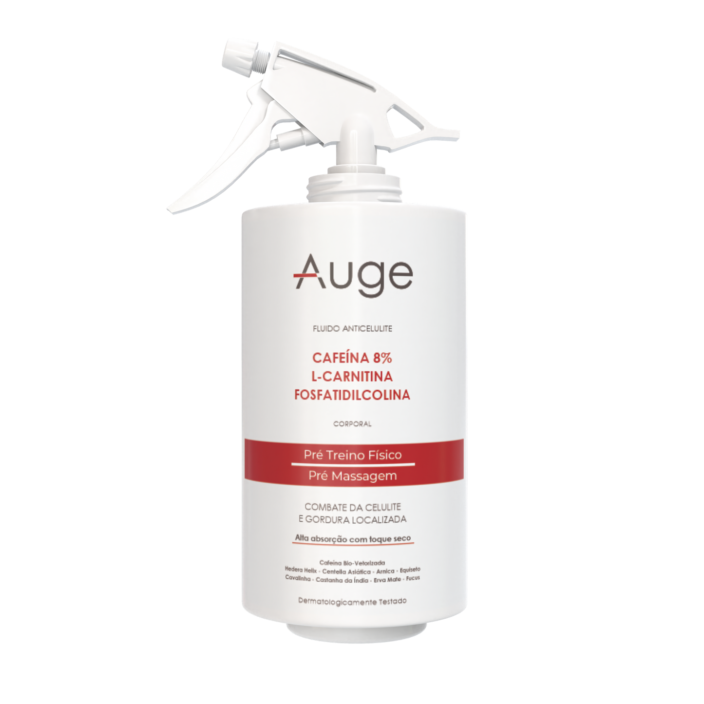 Auge Fluido Anti Celulite Cafeína 8% + L-Carnitina 500 ml