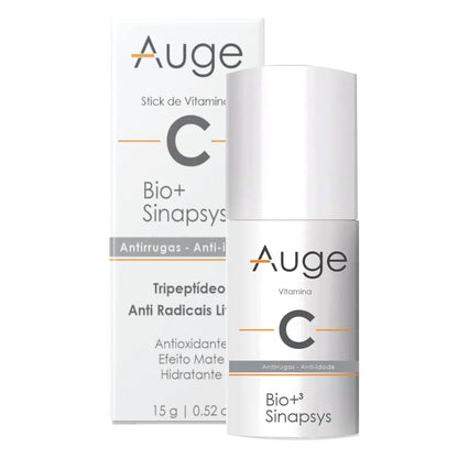 STICK VITAMINA C BIOSYNAPSES ANTI RUGAS EFEITO GLOW Auge Beauty homecare auge-stick-vitamina-c-biosynapses3-17g  antioxidante, antirugas, clareador, Cuidado Facial, hidratante, vitaminaC