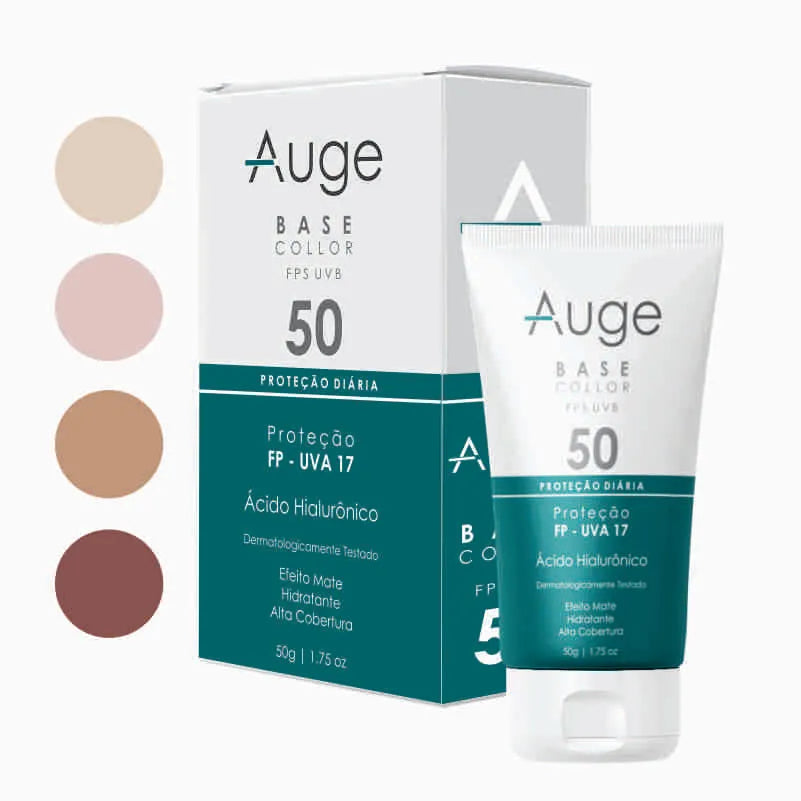 BB CREAM BASE COLLOR FPS 50 Auge homecare bb-cream-auge-collor-base-50g-natural  collor, Cuidado Facial, hidratante, protetor solar
