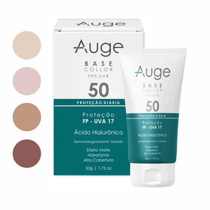 BB CREAM BASE COLLOR FPS 50 Auge homecare bb-cream-auge-collor-base-50g-natural  collor, Cuidado Facial, hidratante, protetor solar