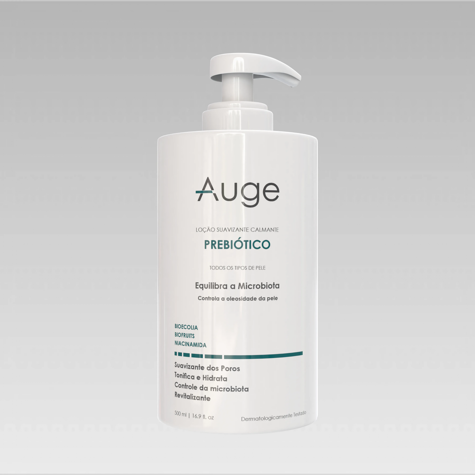 LOÇÃO PREBIÓTICA SUAVIZANTE CALMANTE Auge Beauty product_type auge-locao-prebiotica-suavizante-calmante 500 ml Cuidado Facial, prebiotico 500 ml