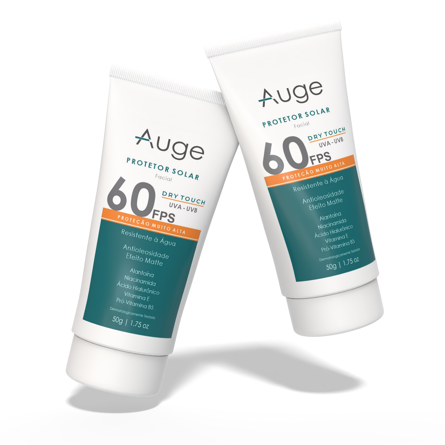 Auge Protetor Solar Facial FPS 60 Oil Free 50g – Com Ácido Hialurônico e Niacinamida
