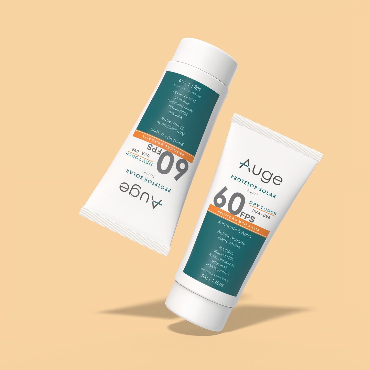 Auge Protetor Solar Facial FPS 60 Oil Free 50g – Com Ácido Hialurônico e Niacinamida