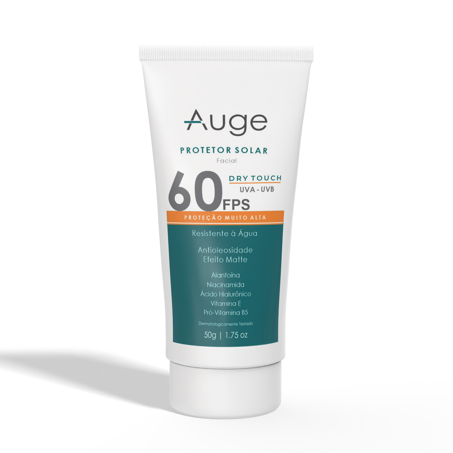 Auge Protetor Solar Facial FPS 60 Oil Free 50g – Com Ácido Hialurônico e Niacinamida