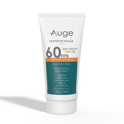 Auge Protetor Solar Facial FPS 60 Oil Free 50g – Com Ácido Hialurônico e Niacinamida