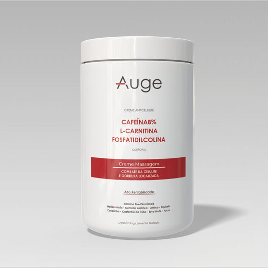 Auge Creme de Massagem Redutor Anticelulite  Cafeína 8% + L-Carnitina