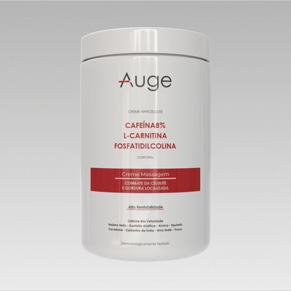 Auge Creme de Massagem Redutor Anticelulite  Cafeína 8% + L-Carnitina