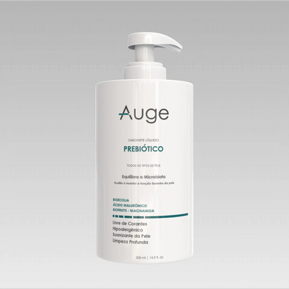 SABONETE LÍQUIDO PREBIÓTICO RESTAURADOR Auge Beauty product_type auge-sabonete-liquido-prebiotico-restaurador 500 ml Cuidado Facial, prebiotico 500 ml
