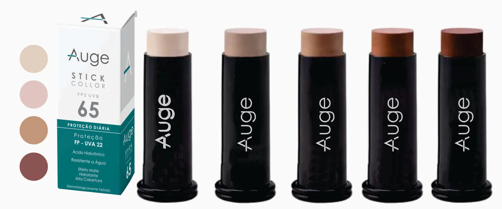 BB STICK COLLOR FPS 65 - BASTÃO Auge product_type bb-stick-auge-color-base-efeito-fps-65  collor, Cuidado Facial, protetor solar